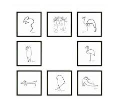Picasso tiere linie zeichnung drucke / set von 9 picasso drucke / tier skizzen / picasso druckbare wandkunst / minimalistische nskindergärt drucke wonderwallsprints. Pin Auf Art