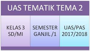 Soal Uas Tematik Kelas 3 Sd Tema 2 Semester 1 Plus Kunci Jawaban