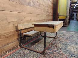 Banco scuola bambino legno abete ferro epoca 1800 scrivania banchetto antico. Banco Da Scuola Antico