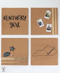 College dorm rooms are super boring, but one way to add some life to your room is by adding something to the walls. Diy Cork Board Made With Iron On Vinyl The Polka Dot Chair