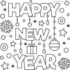 Select, download, print and color/paint/glitter online coloring sheets. Happy New Year 2021 Coloring Pages Coloringall