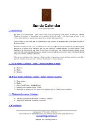 Kalender ini dapat anda download dalam berbagai format seperti pdf dan jpg. Pdf Sunda Calender Miranda H Wihardja Academia Edu