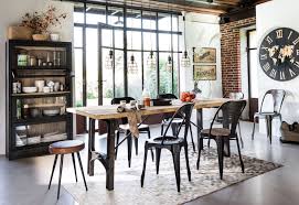 Https Medias Maisonsdumonde Com Image Upload Q Auto F Auto W 1000 Img Vitrine En Bois Recycle Noire In 2020 Chairs Loft Industrial Style Chairs Breakfast Bar Chairs