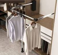 Amazon.com: Aluminium Closet Hardware, Pull Down Wardrobe ...