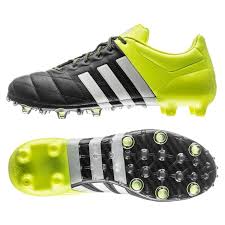 Adidas Black And White Soccer Cleats 129 95 Adidas Ace 15 1 Fg Ag Leather Soccer Cleats Black White Solar Yellow Free Shipping B32818 Botines Futbol Tenis Para Hombre Botines