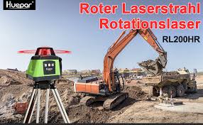 The rotary laser features a range of 800 ft. Huepar Rl200hr Professional Rotary Laser Level Adjustable Electronic Self Levelling Red Laser Beam Indoor Outdoor Rotation Laser Incl Laser Detector Protective Glasses Alkaline Battery Hard Case Amazon De Baumarkt