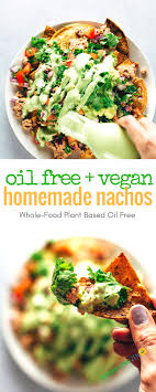 The Best Homemade Vegan Loaded Nachos Ever Recette Nourriture Vegetarienne Recette De Plat Plat Principal