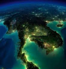 Cartoon Island Drawing Birds Eye View A Beautiful Bird S Eye View Of Thailand At Night Earth At Night Thailand Travel Thailand Adventure