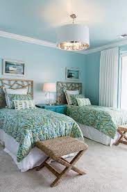 The house is located in a popular residential area in west saltdean. Benjamin Moore 2051 60 Bird S Egg Benjamin Moore 2051 60 Bird S Egg Benjamin Moore 2051 60 Bir Beach House Bedroom Beach House Interior Design Turquoise Room
