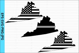 Create custom content and show it on a vector, google or image maps. Virginia Thin Silver Line Flag Grey Line Graphic By Tgt Designs Creative Fabrica