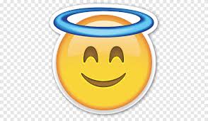 Carti de craciun pentru copii. Emojis Smiley Mit Halo Emoji Illustration Png Pngegg
