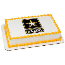 Smooth and creamy decorator icing (referred to as frosting). Us Army Edible Icing Image For 6 Inch Round Cake Walmart Com Walmart Com