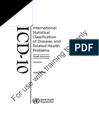Icd 10 Volume 1 International Statistical Classification Of Diseases And Related Health Problems Health Sciences