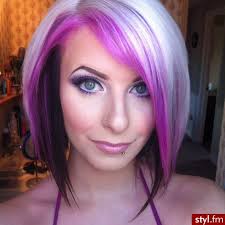 Platinum blonde hair color are perfect for girls with blue eyes hottest… Bleach Blonde Hair With Purple Highlights Novocom Top