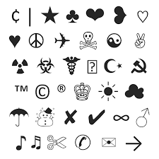 Are You A Visual Person Do You Love Using Symbols When Communicating On Social Media But Can Never Remember The Ke Camera Tattoos Funny Stickers Drawing Poses