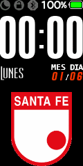 Club colombien de football (fr); Independiente Santa Fe By Slaughter Xiaomi Mi Band 4 Amazfit Zepp Xiaomi Haylou Honor Huawei Watch Faces Catalog