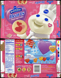 It's a strawberry deligh t Pillsbury Ready To Bake Back To School Shape Sugar Cookies Box 2010 Heart Shaped Sugar Cookies Sugar Cookies Pillsbury Cookies