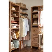 White custom closet organizer is a perfect start to redefining closet storage. Closet De Madera The Home Depot Novocom Top