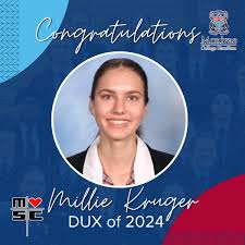 MONIVAE COLLEGE DUX 2024 // Congratulations to the 2024 Monivae College  Dux, Millie Kruger. Not only has Millie shown excellence and diligence in  her studies, but she has also shone in her