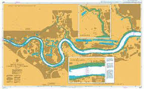 Admiralty Chart 3337 River Thames Margaret Ness To Tower Bridge