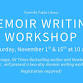 Memoir Writing Workshop event image