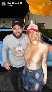 Davids snap chat story today who is she?? : rDavidDobrik