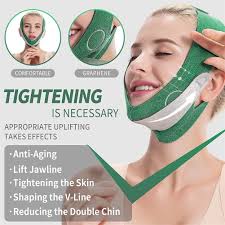 YaSaLy Face Slimming Strap Reusable V Line Mask Facial Slimming Strap  Double Chin Reducer Chin Up Mask Face Lifting Belt V Shaped Slimming Face  Mask