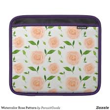 Watercolor Rose Pattern Ipad Sleeve Zazzle Com Ipad Sleeve Rose Pattern Ipad