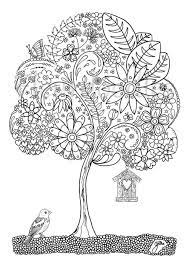 We hope you enjoy our online coloring books! Coloring Page Doodle Tree 1 Printable Digital Par Fleurdoodles Mandala Coloring Pages Unicorn Coloring Pages Mandala Coloring