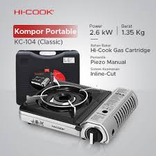 Bagi anda yang suka dengan kegiatan di luar rumah seperti camping, maka tak ada salahnya untuk memiliki kompor portable terbaiksecara pribadi. Kompor Portable Terbaik Hi Cook Tipe Kc 104 Harga Kualitas Terbaik