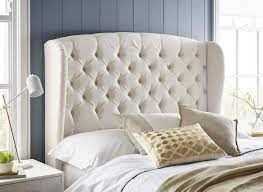 canberra winged headboard dreams winged headboard headboard beige upholstered bed