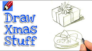 Our christmas learn to draw printables use simple step by step drawings to teach children to draw their own christmas pictures, and give suggestions for colouring them in too. Cool Easy Things To Draw Christmas Novocom Top
