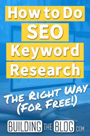 How To Do Seo Keyword Research The Right Way For Free Seo Keywords Seo For Beginners Learn Social Media