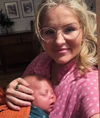 Erin with baby Henry sleeping 💤 #batesfam #painefam #batesfamily  @thebatesfam