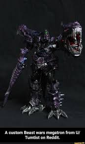 Continuing the generation 1 timeline into the far future, (when the autobots and decepticons reformatted themselves into maximals and predacons, respectively). A Custom Beast Wars Megatron From U Tumtist On Reddit A Custom Beast Wars Megatron From U Tumtist On Reddit Ifunny Megatron Art Transformers Memes Transformers Characters