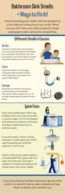 reasons why your bathroom sink smells +