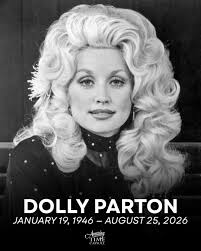 R.I.P. Dolly Parton 🙏🏽 Dolly Parton, the legendary singer, songwriter,  actress, businesswoman, and philanthropist, has died at the age of 80. Born  on January 19, 1946, in Sevier County, Tennessee, Parton grew