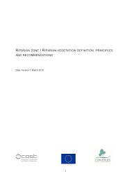 Pdf Riparian Zone Riparian Vegetation Definition Principles And Recommendations