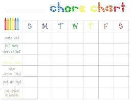 Free Chore Chart Boy And Girl Versions Look Super Cute On
