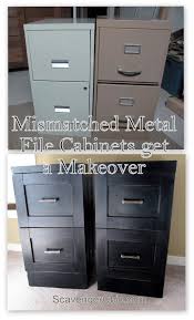 And the room is much nicer to look at without the filing cabinet! Trash 2 Treasure Tuesday Link Party Features Metal Filing Cabinet Filing Cabinet File Cabinet Makeover
