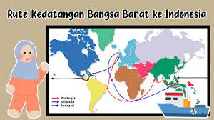 Pada pelayaran kelima, armada melakukan perjalanan sampai ke jazirah arab dan afrika timur. How M Chu Gambar Rute Perjalanan Bangsa Barat Ke Indonesia Jalur