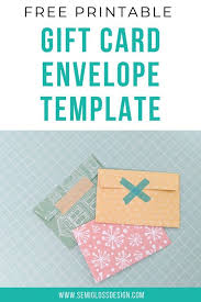 Download Gift Card Holder Template Free Printable Template Semigloss Design SVG, PNG, EPS, DXF File