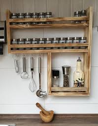 Epice Rack 1 En Bois Ancien Recycle Upcycling Etsy Wood Furniture Diy Simple Kitchen Kitchen Furniture Storage