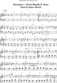 When You Gonna Give It Up To Me Sean Paul Free Piano Sheet Music Rockabye Clean Bandit Ft Sean Paul Anne Marie Pdf I M Gonna Giv Saxophone Sheet Music Piano Sheet Music Free Violin Sheet Music