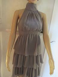 Ganz gleich, welchem figurtyp du entsprichst: Neu Edel Abi Ball Ausgeh Anlass Cocktail Seiden Chiffon Stufen Mini Kleid Zara Gr 36 38 S Schiefer Grau Kleiderkorb De