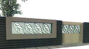 40 Minimalist Wall Fence Models Home Design Desain Dinding Desain Produk Rumah Minimalis
