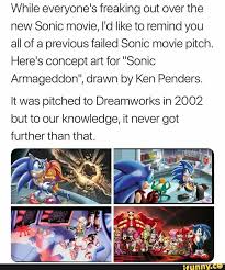 While Everyone S Freaking Out Over The New Sonic Movie I D Like To Remind You All