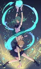 Season 2/black moon arc) (right: Pretty Guardian In A Sailor Suit Sailor Uranus Sailor Neptune Sailor Moon Wallpaper