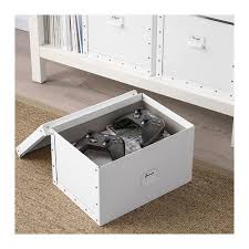 Fjalla Cutie Cu Capac Alb 25x36x20 Cm Ikea Storage Boxes With Lids Small Apartment Storage Apartment Decorating On A Budget