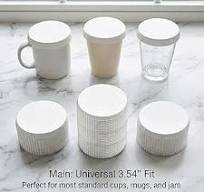 Amazon.com: 100pcs Disposable Paper Cup Cover, 3.54 inches ...